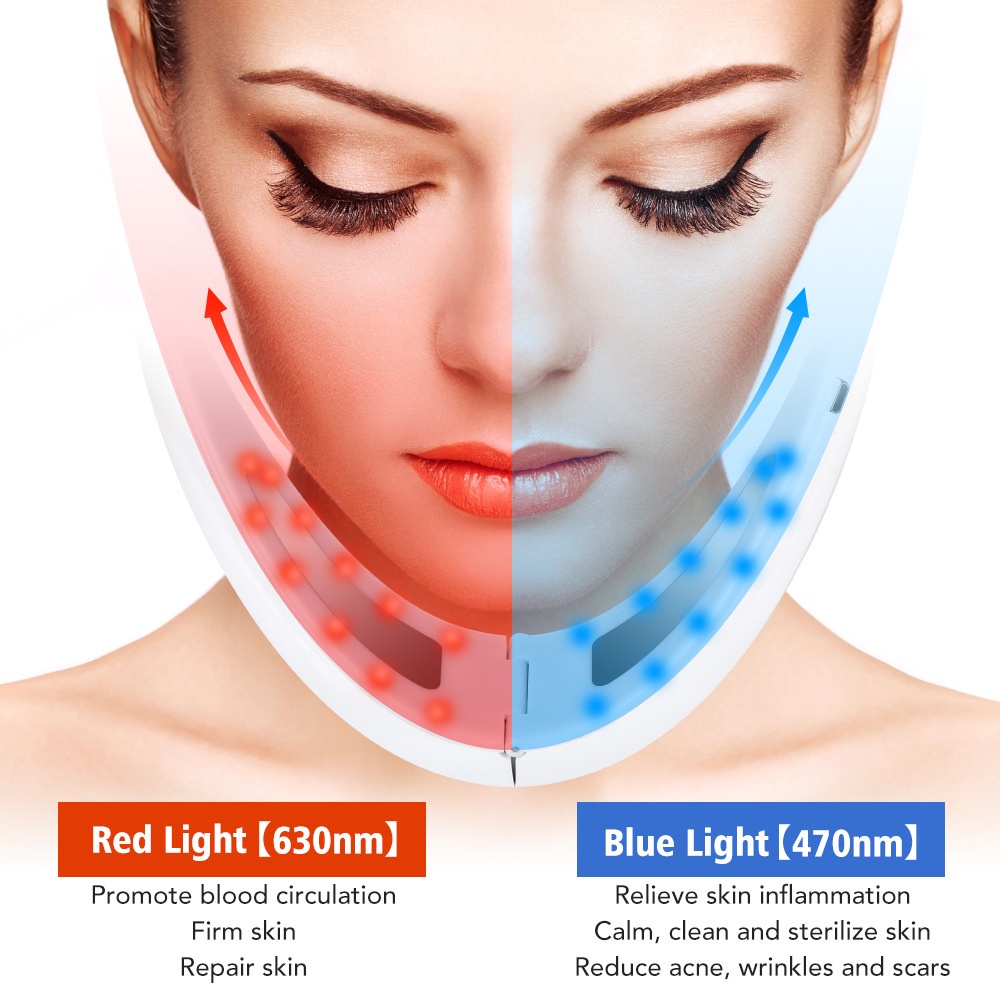 Máy xóa nọng cằm Skinny Face CHÍNH HÃNG máy nâng cơ mặt tạo khối khuôn mặt, tạo hàm V Line mẫu mới