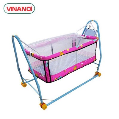 Nôi Võng Tự Động Giá Rẻ Cho Bé VINANOI NV20H - Dùng Làm Nôi Và Võng Đưa Tự Động Tiết Kiệm Chi Phí