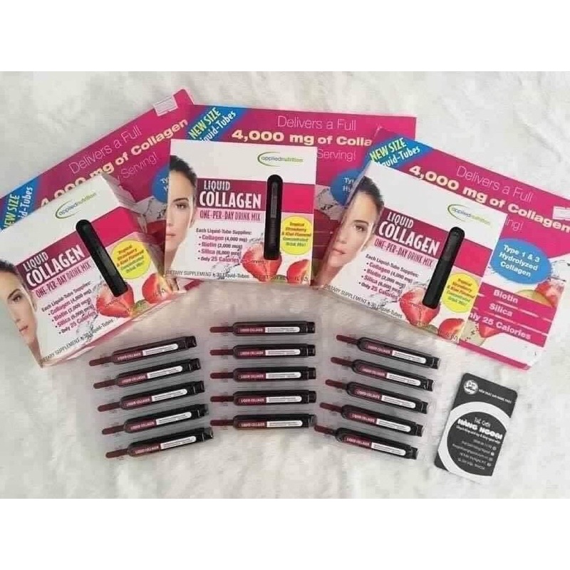 Nước Uống Đẹp Da LIQUID COLLAGEN - 30 Ống (Hàng Mỹ) | BigBuy360 - bigbuy360.vn