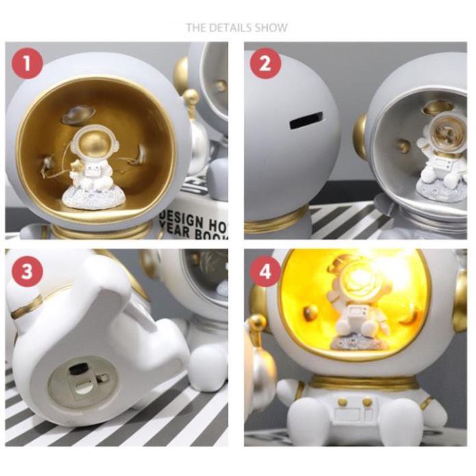 Đèn Ngủ Led Trang Trí Phi Hành Gia EMA Gối nệm cho người việt