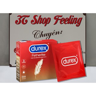 Bao cao su Durex Fertherlite Ultima Hộp 3 cái Siêu Mỏng - An Toàn - Chất Lượng