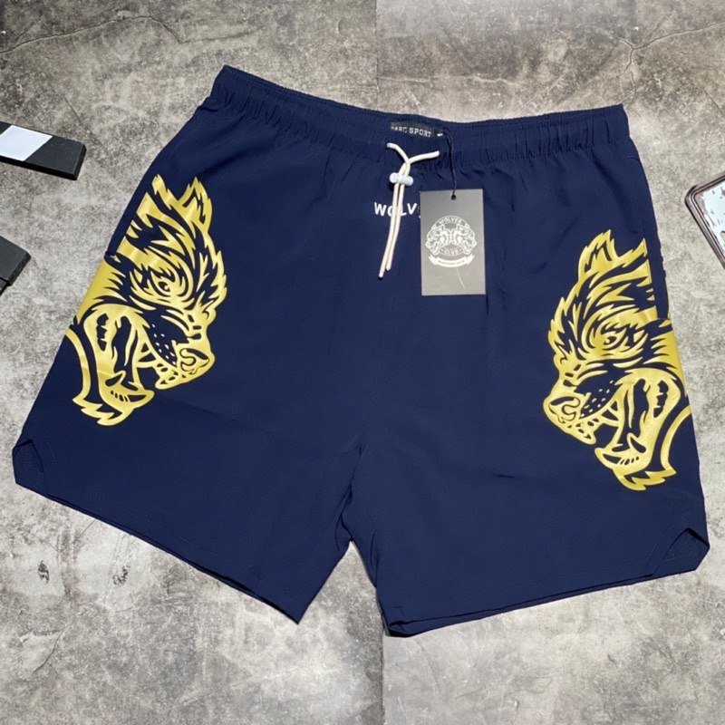 Quần Short Tập Gym,Chạy Bộ Sói Cao Cấp,Chất Gió Co Giãn