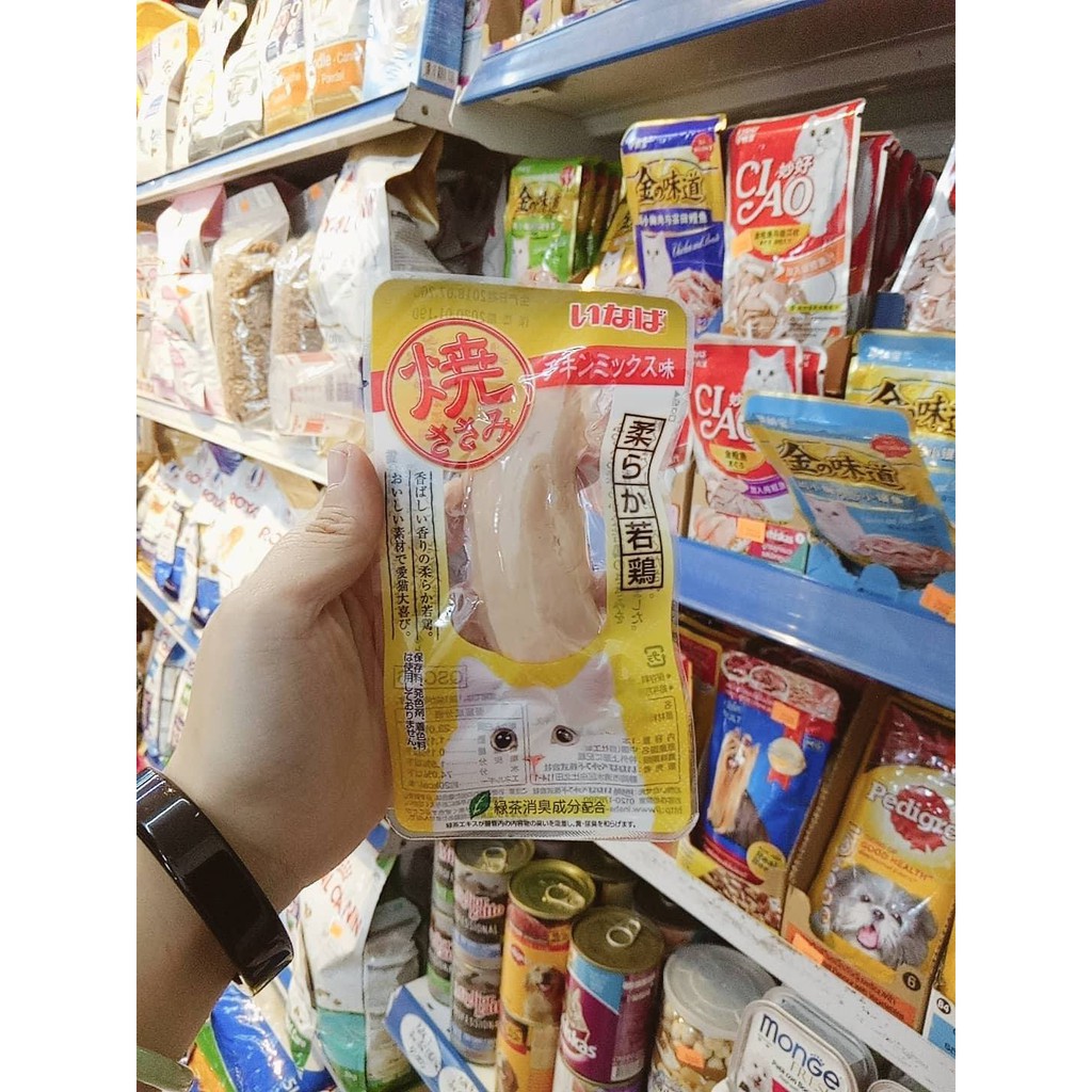 ức gà Ciao dành cho các bé mèo thích ăn thịt gà