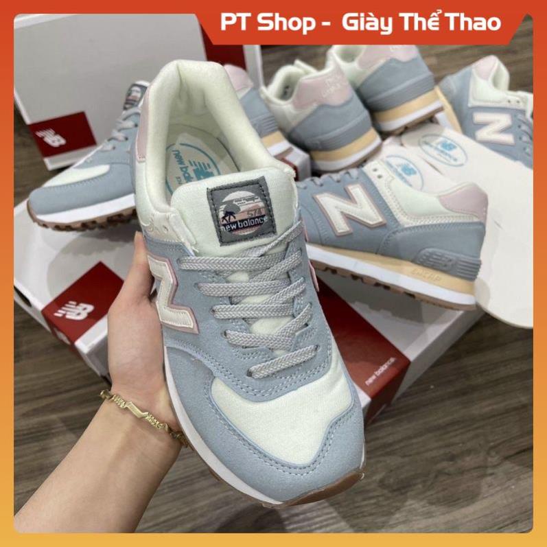 [FreeShip+ Hàng Tốt] Giày Thể Thao sneaker NB 574 xám xanh Bayby