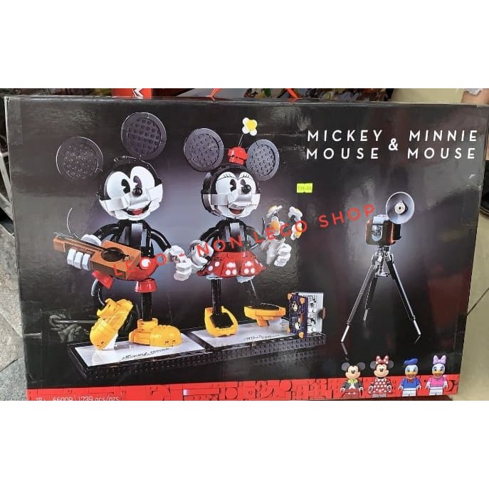 Lego Disney - LeJi 66006 ( Xếp hình Chuột Mickey và Minnie biểu diễn ca nhạc 1739 mảnh )