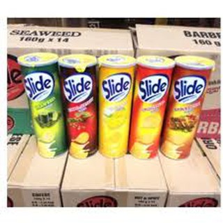 Snack khoai tây lon Slide 160Gr/75gr