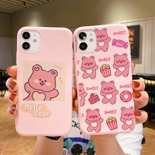 Ốp Điện Thoại TPU In Gấu Hoạt Hình Cho VIVO Y3 Y5S Y9S Y15 Y17 Y19 Y71 Y75 Y79 Y83 Y85 Y91 Y93 Y93S Y95 V9 V17