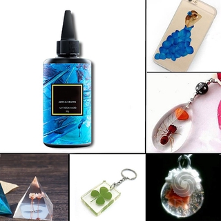 200gm Nhựa Resin Uv Trong Suốt Làm Trang Sức Thủ Công