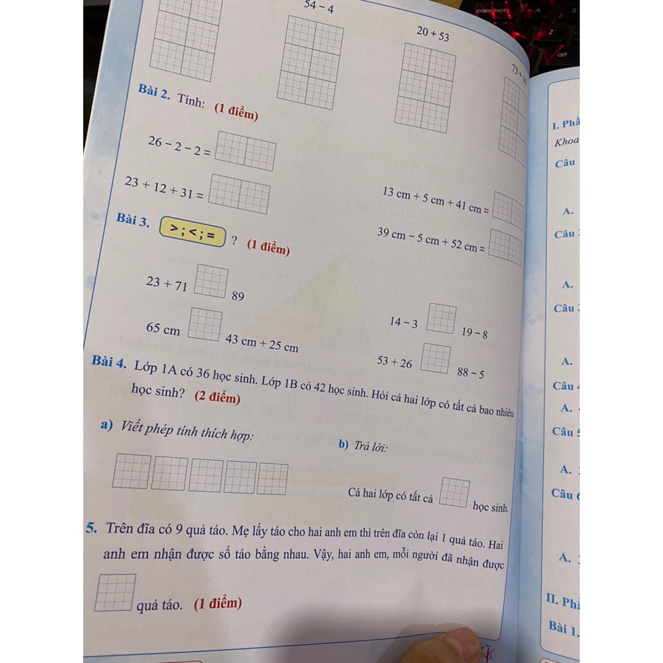 Sách - Đề kiểm tra toán 1 học kì 2 ( kết nối )