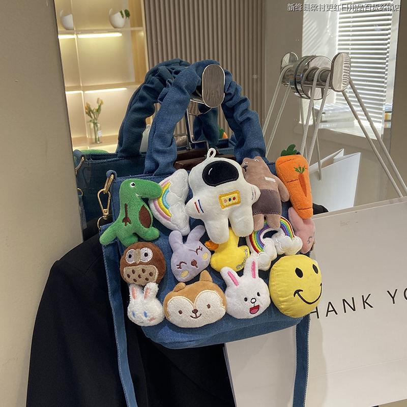 Túi Xách Vải canvas In Hoạt Hình Dễ Thương Thời Trang Cho Nữ 2021