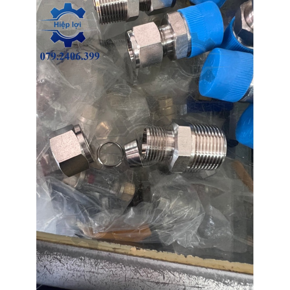 Siết Hạt Bắp Ren Ngoài IHBC Inox 304