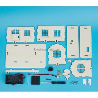 Đồ chơi nhà gỗ lắp ráp - Kit stem