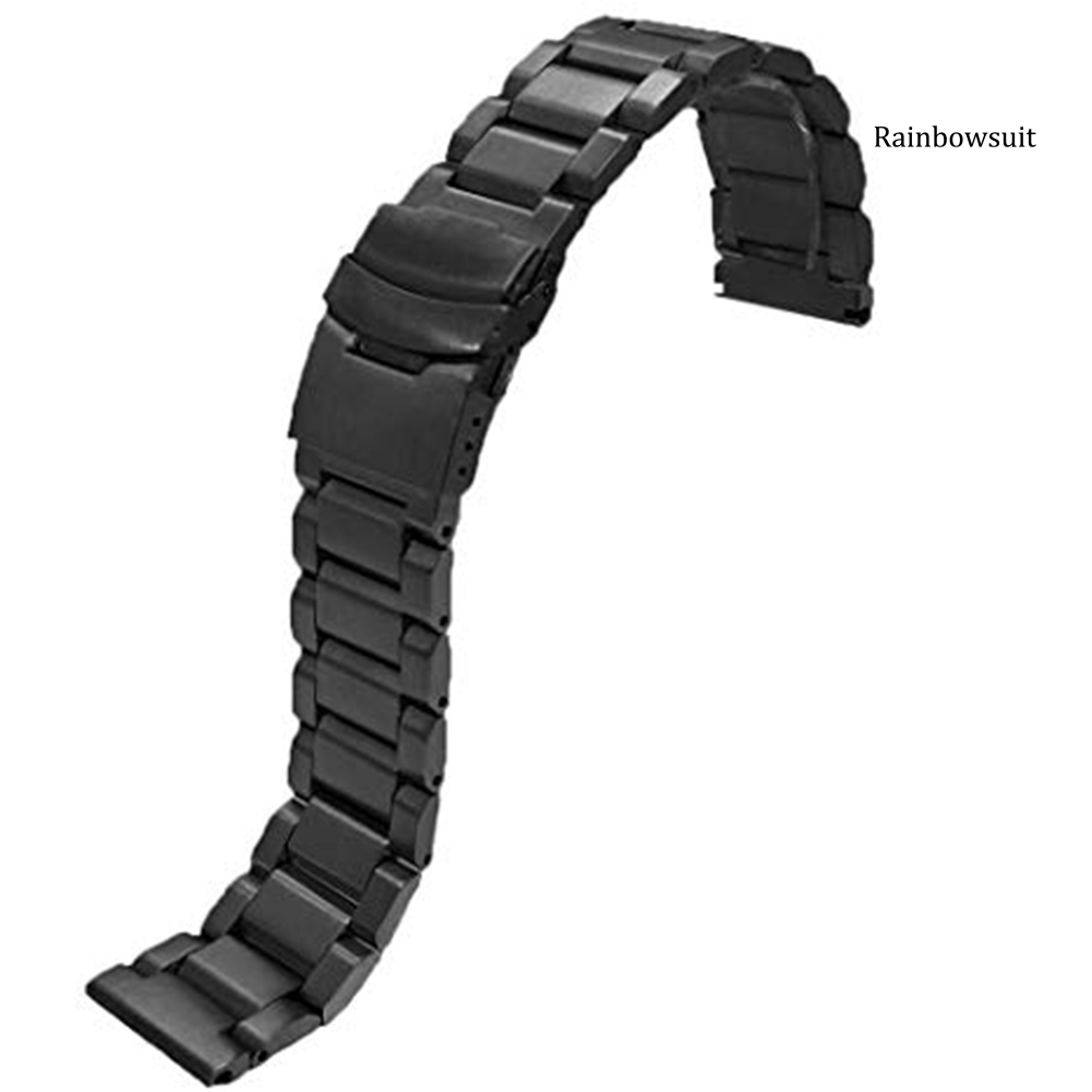 Dây Đồng Hồ Bằng Thép Không Gỉ 18 / 20 / 22 / 24mm