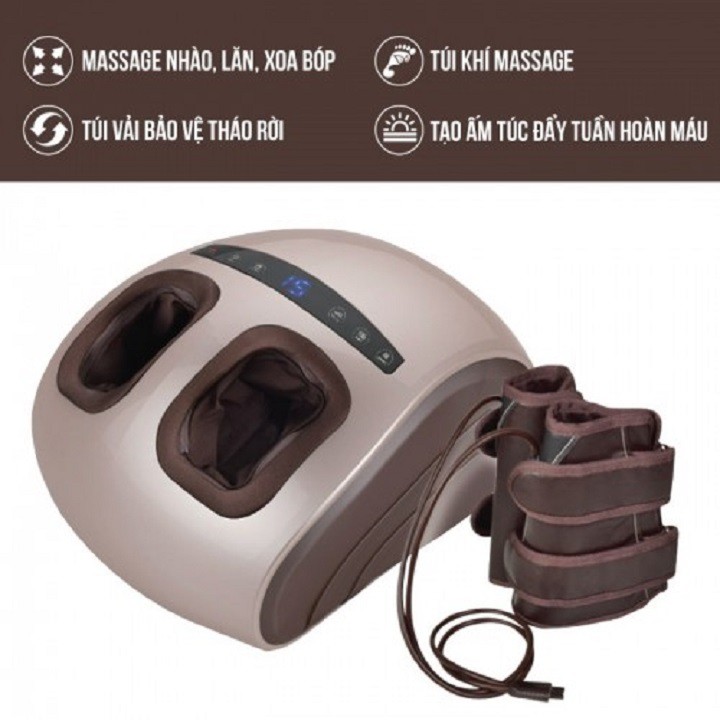 Máy Massage Chân Áp Suất Khí 2in1 Nhật Bản Nikio NK-188 Chính Hãng