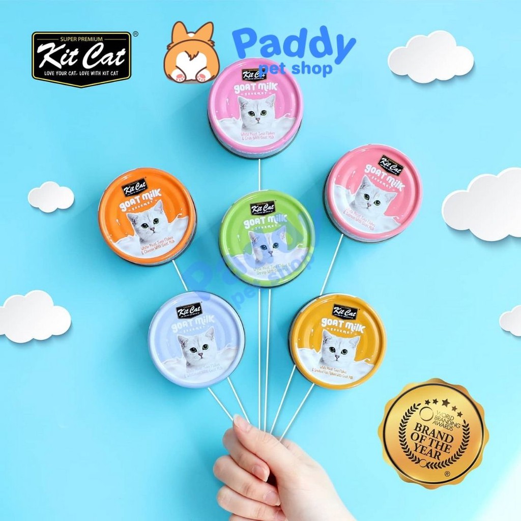 Pate Kit Cat Sữa Dê Bổ Sung Canxi Cho Mèo