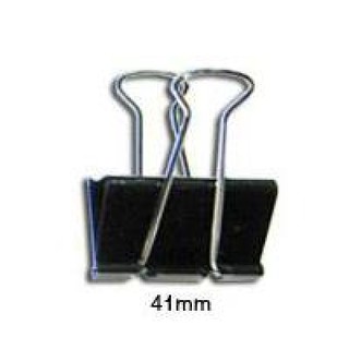 Kẹp bướm đen Echo 41mm(1h /12 cái )
