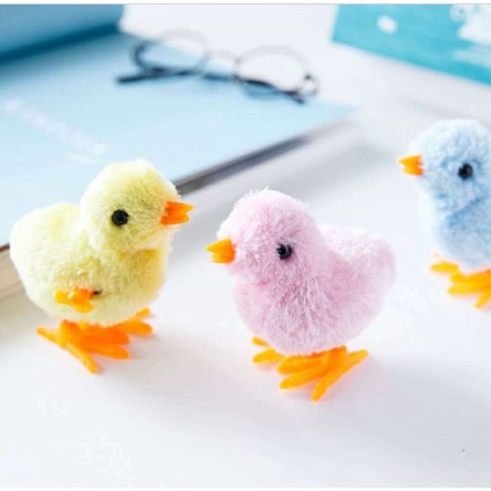 Đồ chơi gà con vặn cót - Gà nhảy dây cót vui nhộn