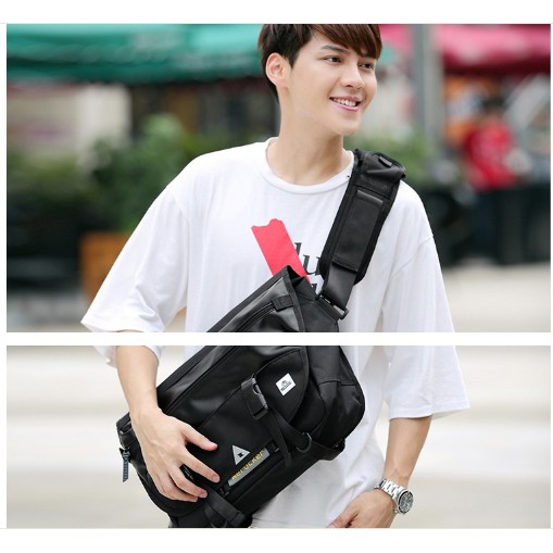 Cặp Đeo Chéo WEROCKER  Chất Liệu Da Cao Cấp 2019  Bazan_shop BZ126 | BigBuy360 - bigbuy360.vn