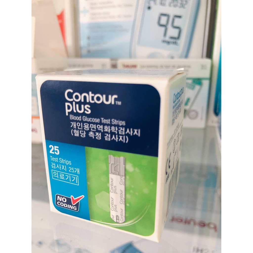 Que thử đường huyết Contour Plus Hộp 25 - ContourPlus 25