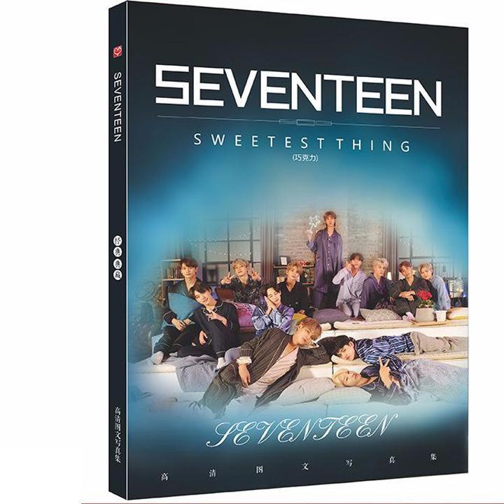 Album ảnh Seventeen tặng kèm poster in ảnh thần tượng Hàn Quốc