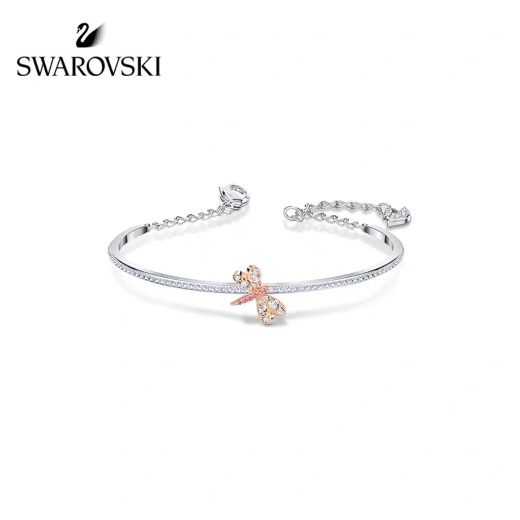 2023 NEW Fashion 18K Rose Gold Silver Plated Dragonfly Bracelet