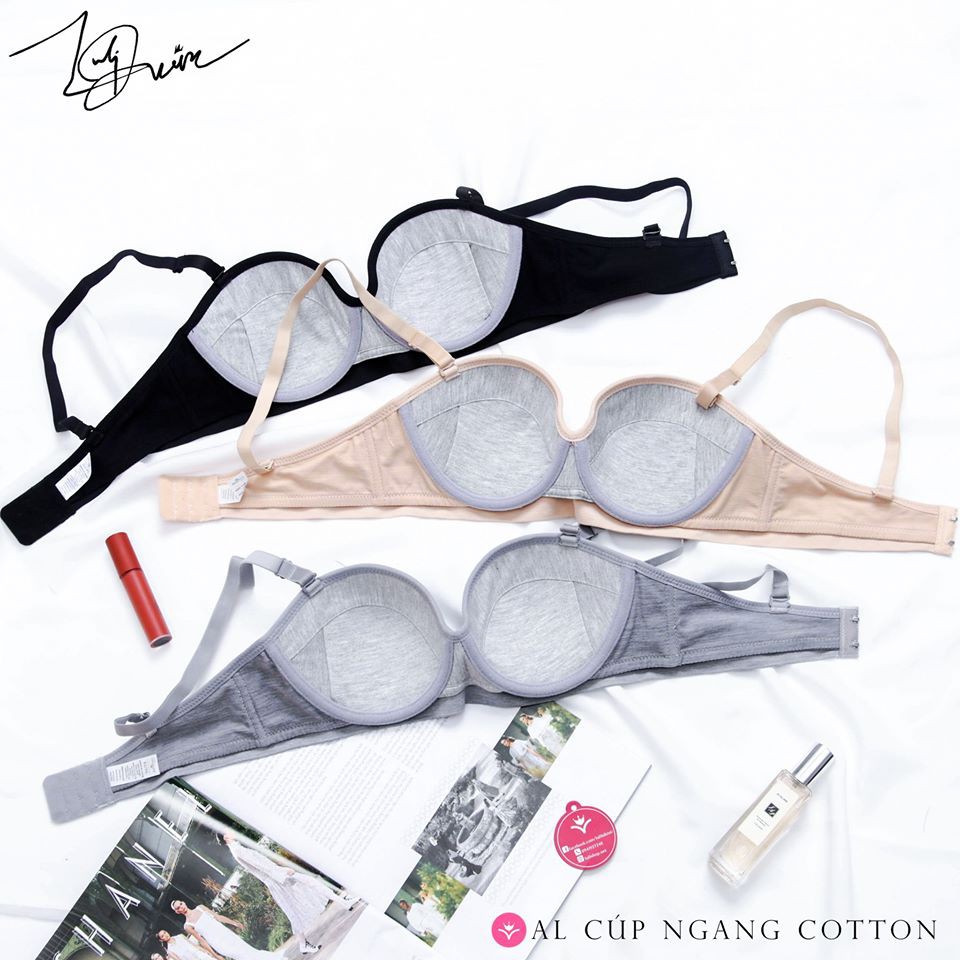 Áo lót cup ngang cotton mềm mịn thoáng mát hè 2021 | luliqueen | BigBuy360 - bigbuy360.vn