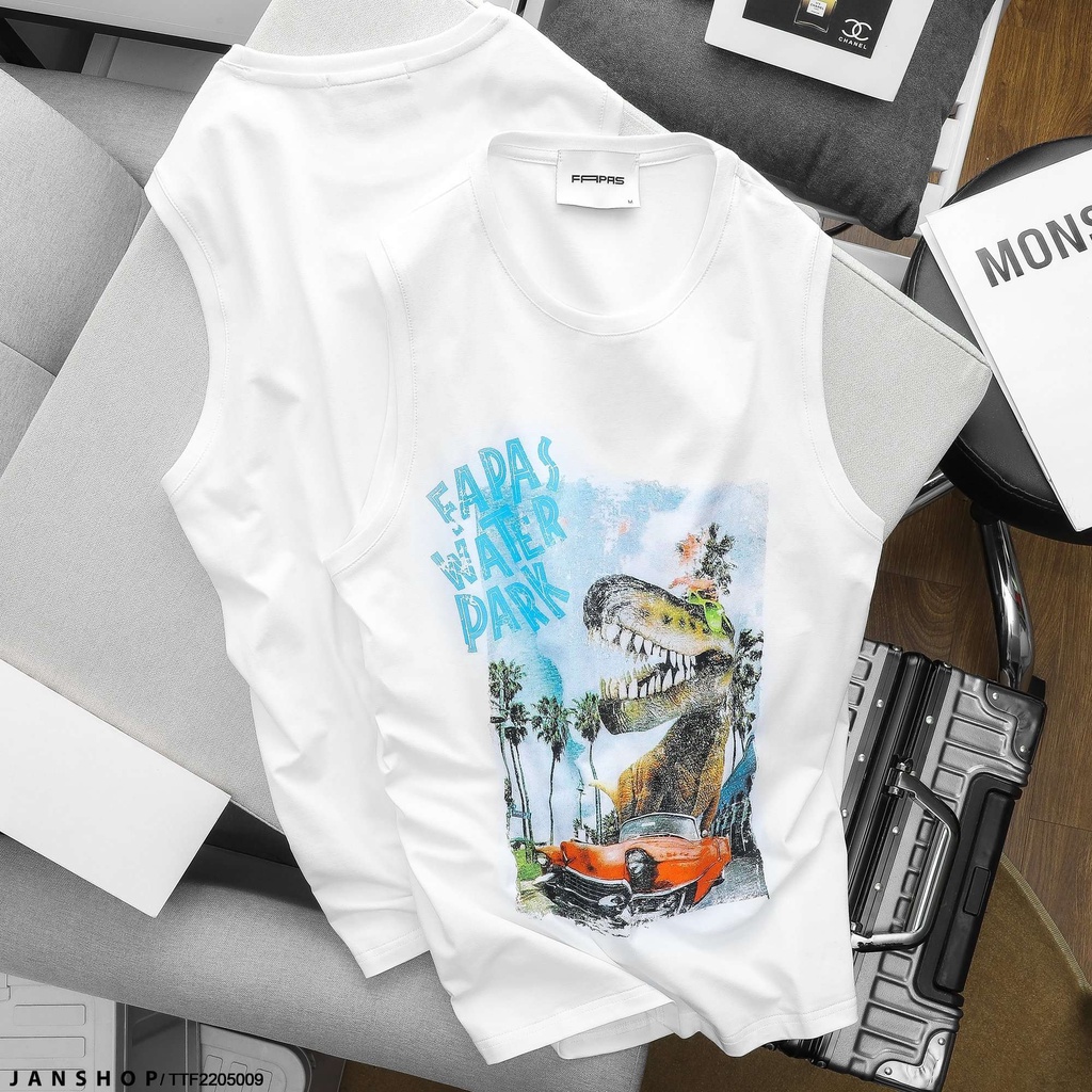 Áo Tanktop Chất Vải Cotton 100% Mát Mẻ Cùng Form Ba Lỗ Relax Thoả Mái Tha Hồ Mặc Đi Chơi Đi Biển