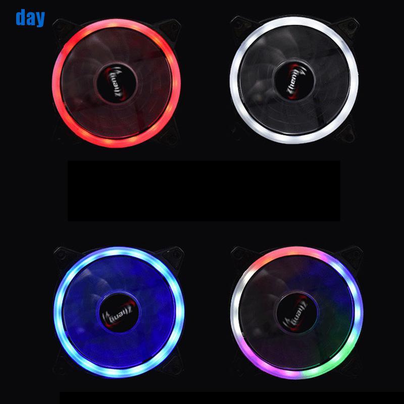 Quạt Tản Nhiệt Không Chổi Than Có Đèn Led Rgb 12cm Dc 12v Cho Pc Cpu