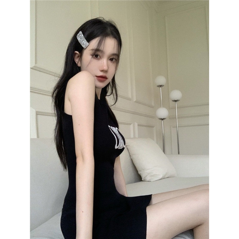 Đầm Dệt Kim Không Tay Dáng Ôm Thời Trang Mùa Hè Hàng Mới Dành Cho Bạn Nữ