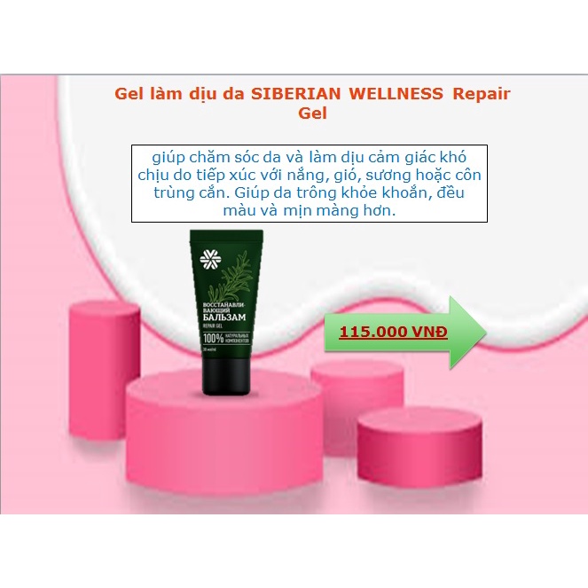 Gel làm dịu da SIBERIAN WELLNESS Repair Gel