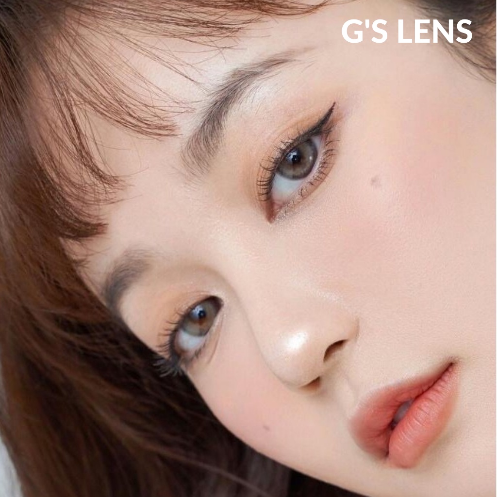 Lens Mắt Kính Áp Tròng Xám Moonlight Tự Nhiên Giãn Ít Size S 14.2mm Có 0 Đến 6 Độ Cận Sn0020 Gray