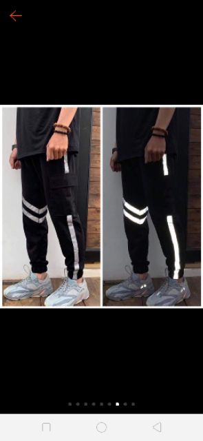 Quần jogger phản quang túi hộp chất Kaki (kèm video hình thật) | BigBuy360 - bigbuy360.vn