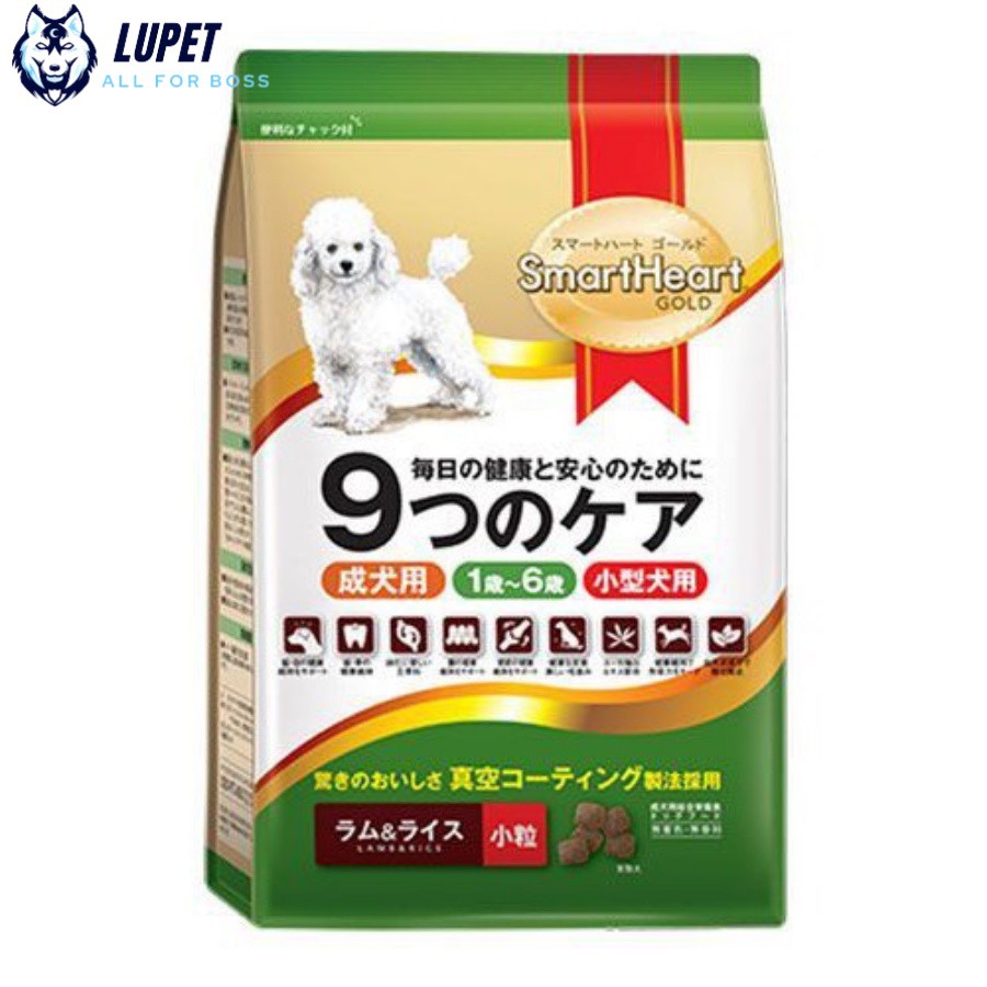 Thức ăn dạng hạt Smartheart Gold dành cho chó lớn vị thịt Cừu và gạo 1kg