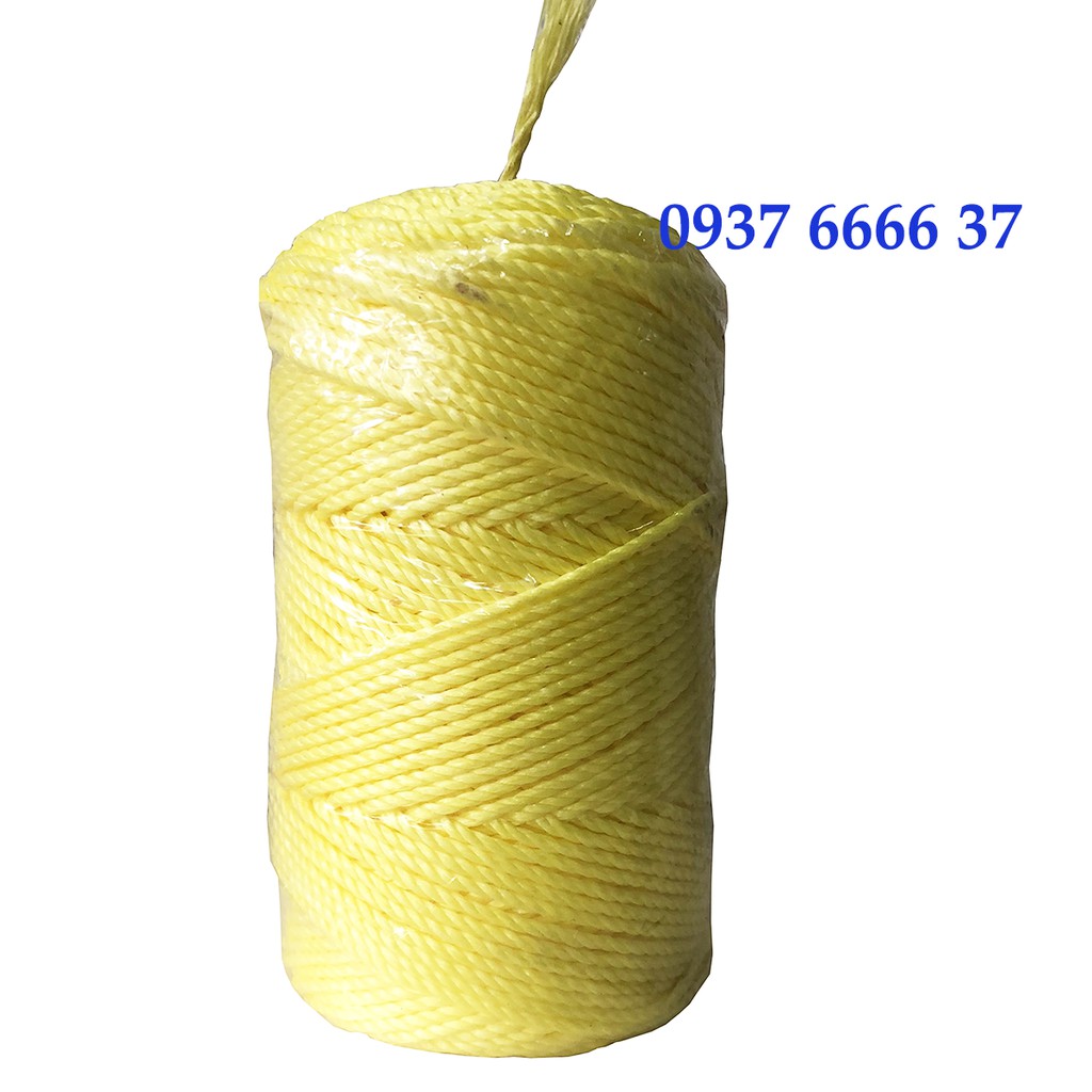 Cuộn dây cước  màu vàng  (3,5ly/3)  cuộn 1 kg