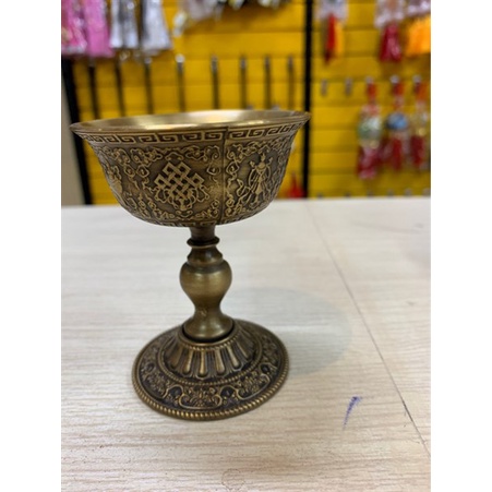 [PHÁP BẢO MINH CHÂU] Chén đựng nến bơ Cát Tường đồng nhỏ