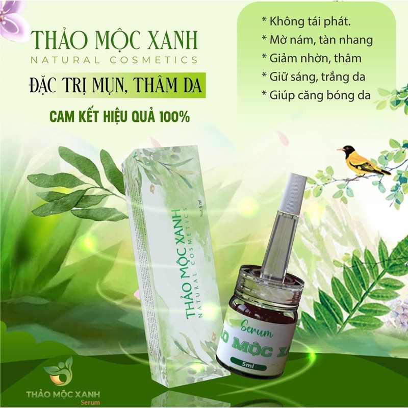 Thảo mộc xanh Trị Mụn Thâm.