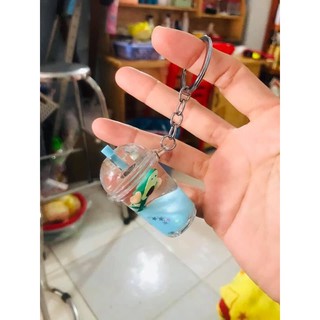 móc khoá ly trà sữa