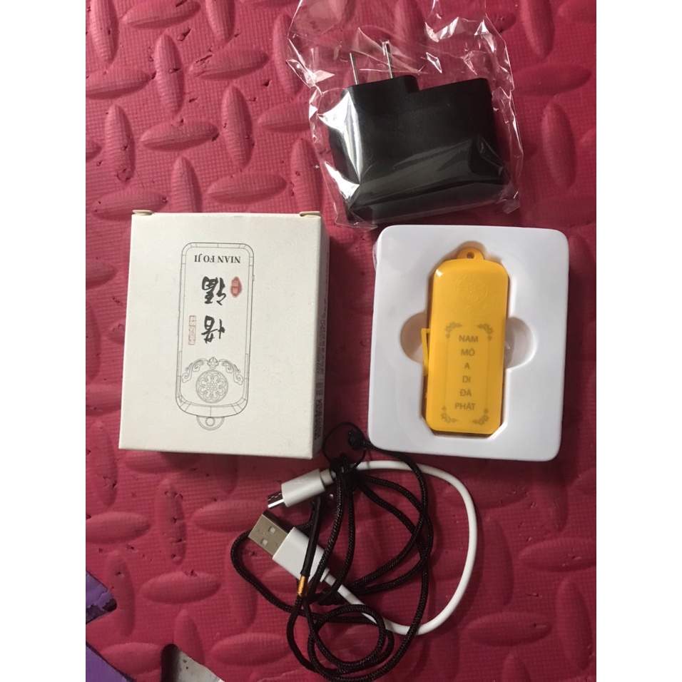 Đài Niệm Phật Tí Hon - Máy Niệm Phật Mini đeo cổ 10 điệu Niệm Phật Tiếng Việt có khe cắm thẻ nhớ