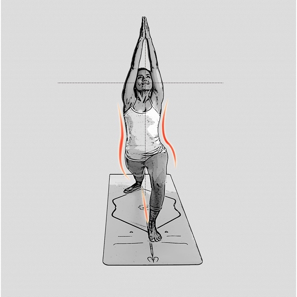 thảm tập yoga DoDoDios cho Yogini chất liệu PU cao cấp chống trơn trượt tặng kèm túi đựng và dây chuyên dụng