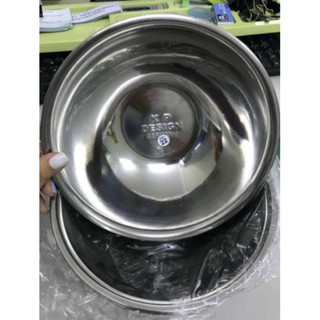 Bát inox rửa mặt dùng trong spa, size 22cm