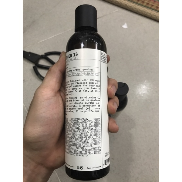 Sữa tắm hương nước hoa Le Labo Another 13 shower gel 237ml