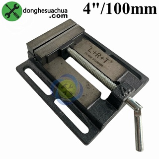 Ê tô bàn khoan 4 inch l+r+t hàm kẹp 100mm