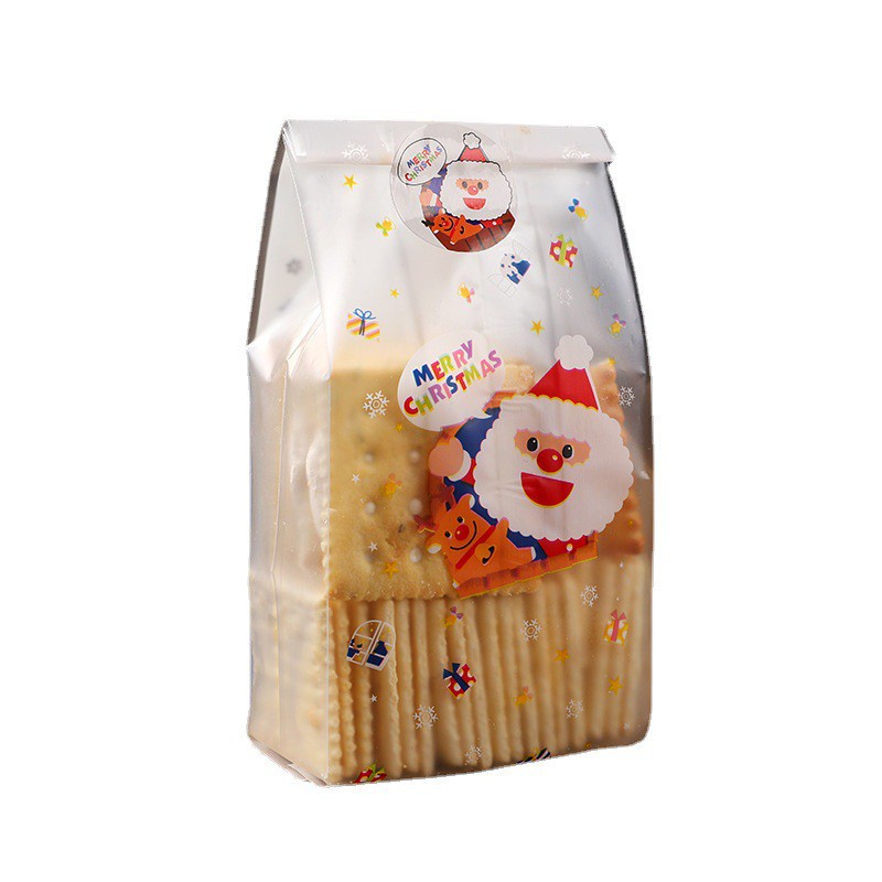 Set 50 túi đựng bánh kẹo phong cách Giáng sinh đáng yêu tiện lợi