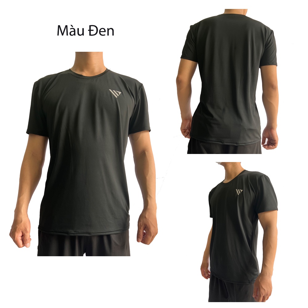 Áo Thun Thể Thao Nam VERMOS V15 Cổ Tròn Tay Ngắn Vải Thun Lạnh Chuẩn Form