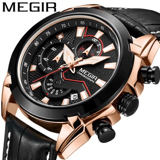 Đồng hồ nam MEGIR 2065 chính hãng độc đáo, thiết kế doanh nhân