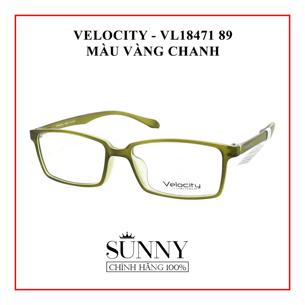 Gọng kính Velocity chính hãng, kèm tem thẻ bảo hành chính hãng toàn quốc