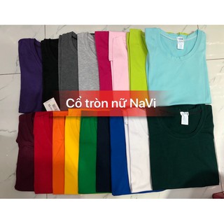 Áo thun nữ cổ tròn