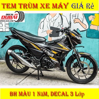Tem trùm Satria Vàng Đen Thể Thao