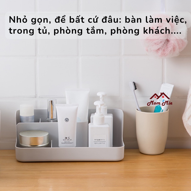 Khay nhựa đựng mỹ phẩm, vật dụng đa năng - J137, J146