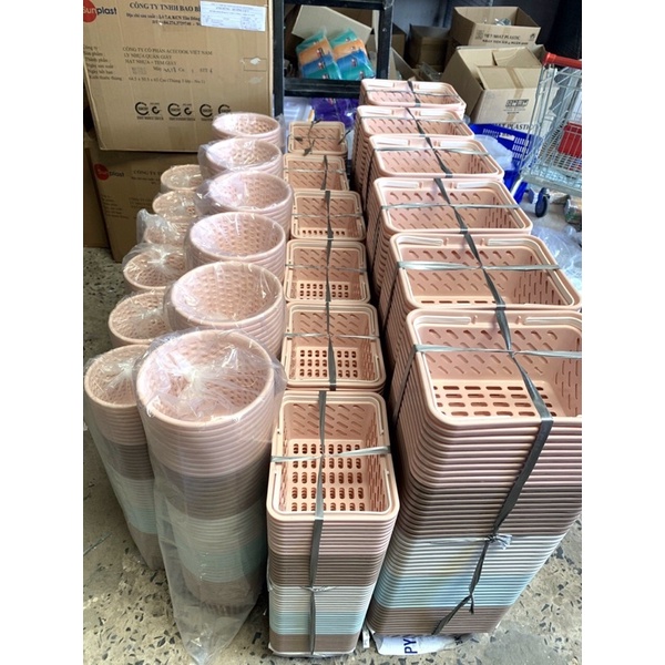 Sọt rác tròn nhỏ gọn siêu tiện lợi